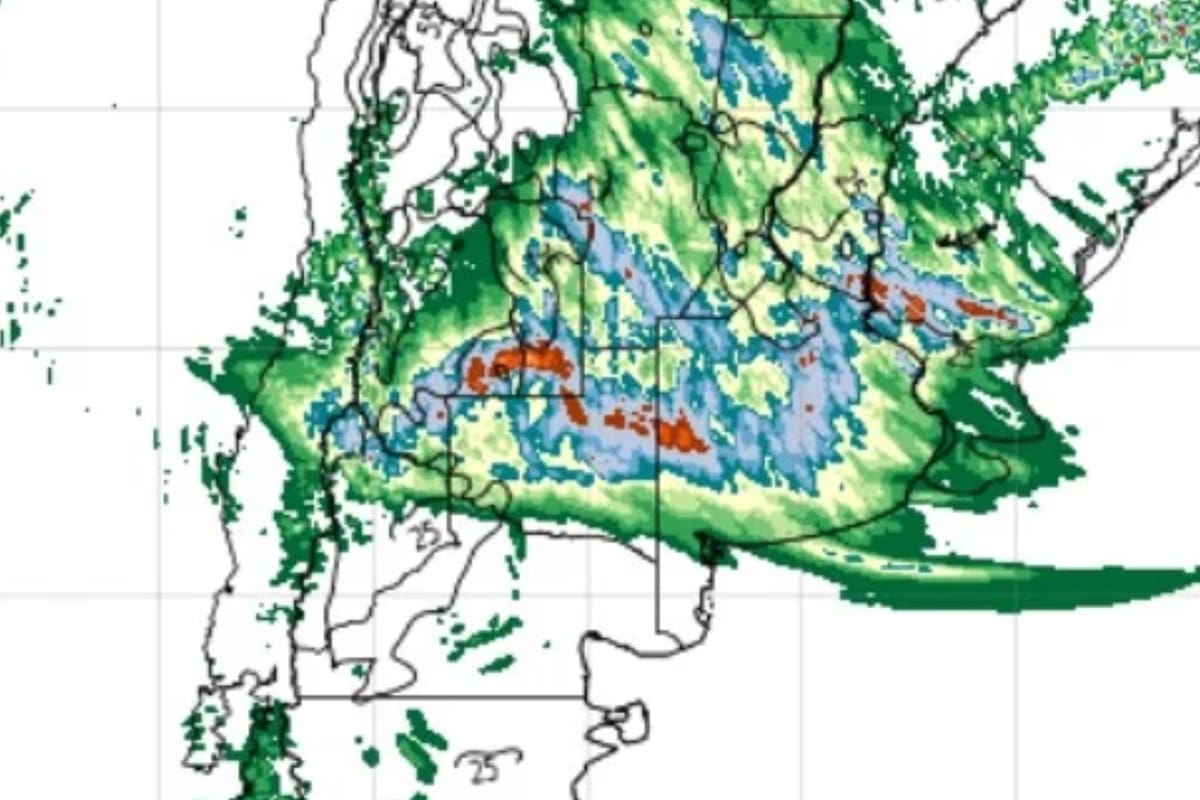 Precipitaciones para el 24 de octubre
