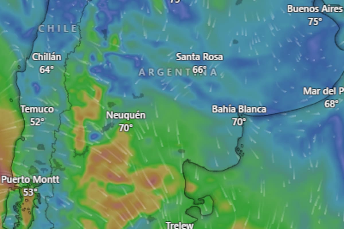 Precipitaciones y fuertes ráfagas dirán presente durante la jornada