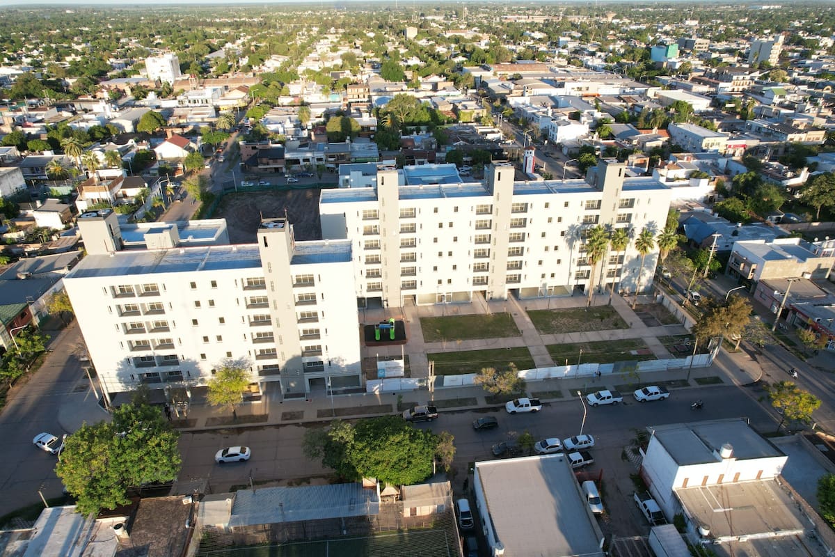 Predio de viviendas que se sortearán en la nueva edición del Procrear II en Roque Sáenz Peña, Chaco