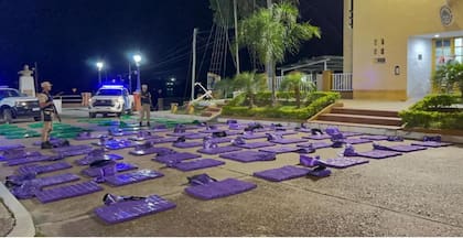 Prefectura detectó una zona de acopio de marihuana en las inmediaciones de la ciudad de Formosa