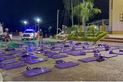 Prefectura detectó una zona de acopio de marihuana en las inmediaciones de la ciudad de Formosa