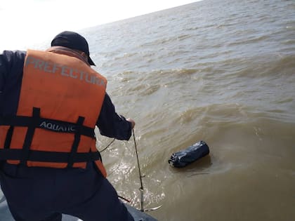 El bolso donde estaba la cocaína que le adjudican a Ignacio Pardo