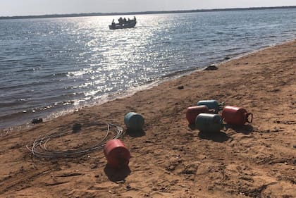 El barco fue hallado en costa de la localidad correntina de Ita Ibaté