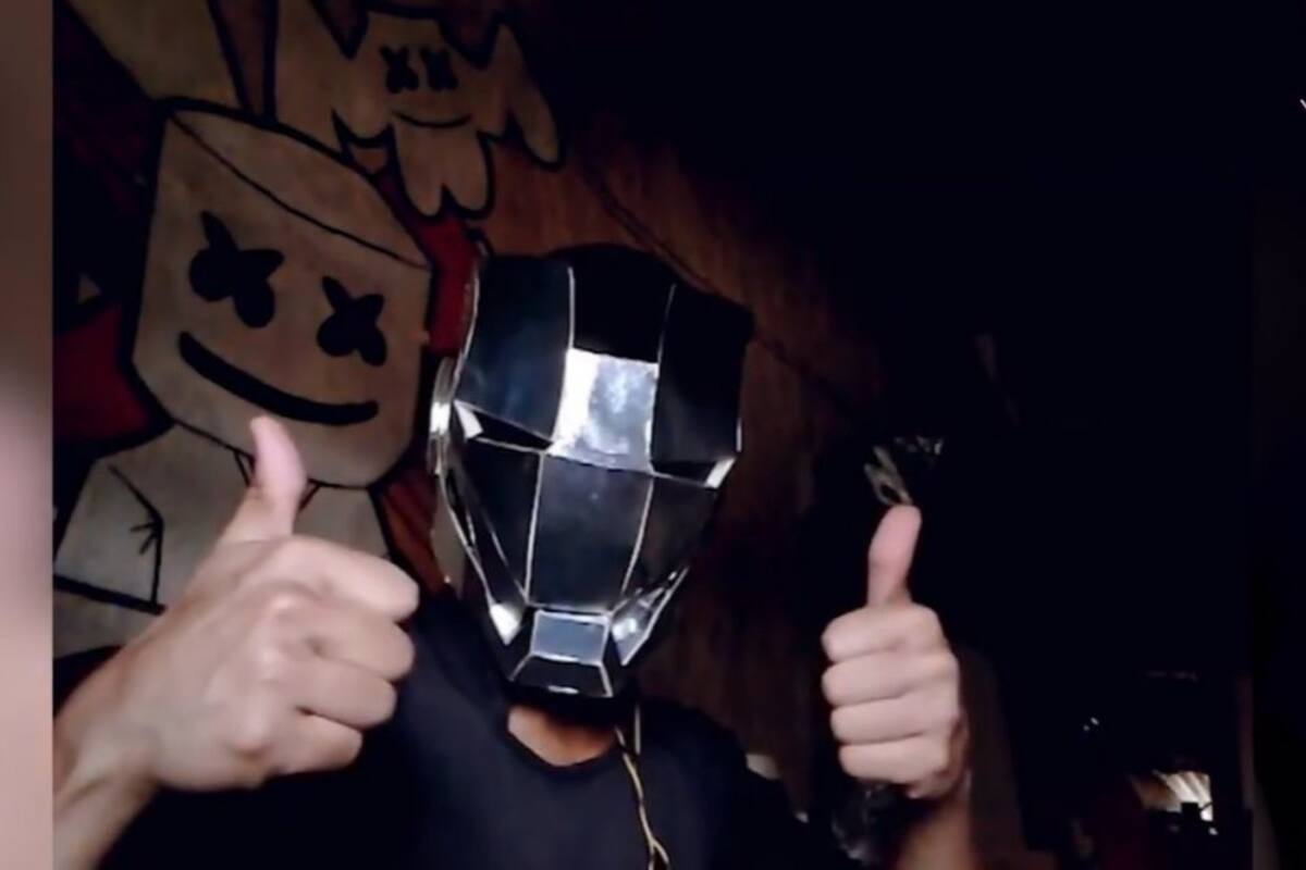 Prem Ningomba fabricó un traje en tamaño real de Iron Man