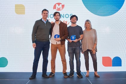 Facundo Mileo y Francisco Giammona, estudiantes de Universidad Austral y del ITBA, también resultaron ganadores con una propuesta que busca reducir la cantidad de plásticos de un solo uso.