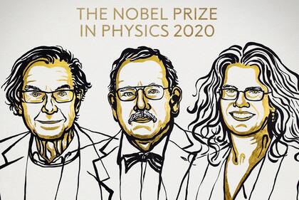 Roger Penrose, Reinhard Genzel y Andrea Ghez