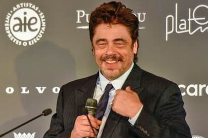 Premio Platino 2023: Benicio del Toro, entre el guiño a Ricardo Darín y el recuerdo de sus días “rebeldes” en Hollywood