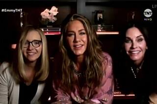 Premios Emmy 2020: Aniston, Cox y Kudrow sorprendieron a Jimmy Kimmel