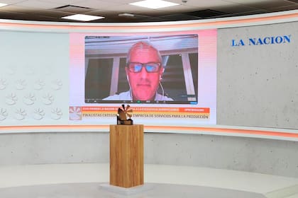 Eduardo Di Bacco, de Di Bacco y Cía. SA. Premio Mejor Empresa de Servicios para la Producción