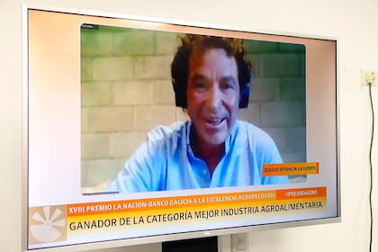 Pedro Lacau (h), de Quesos Estancia La Suerte. Premio Mejor Industria Agroalimentaria