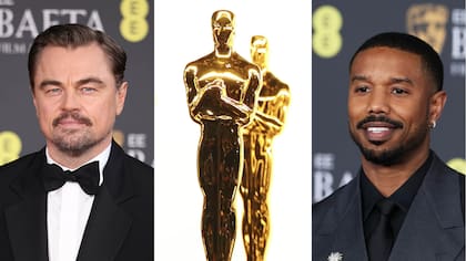 Premios Oscar. Leonardo Di Caprio y Michael B. Jordan