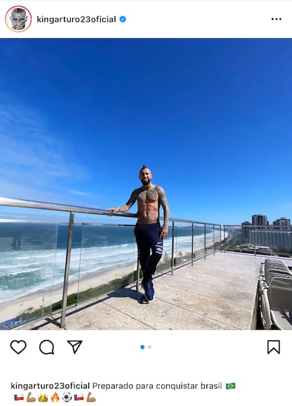 "Preparado para conquistar Brasil": el posteo de Vidal que algunos calificaron de "mufa"