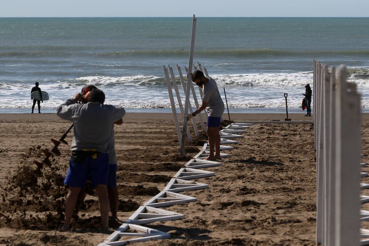 Preparativos para la temporada de verano en Mar del Plata