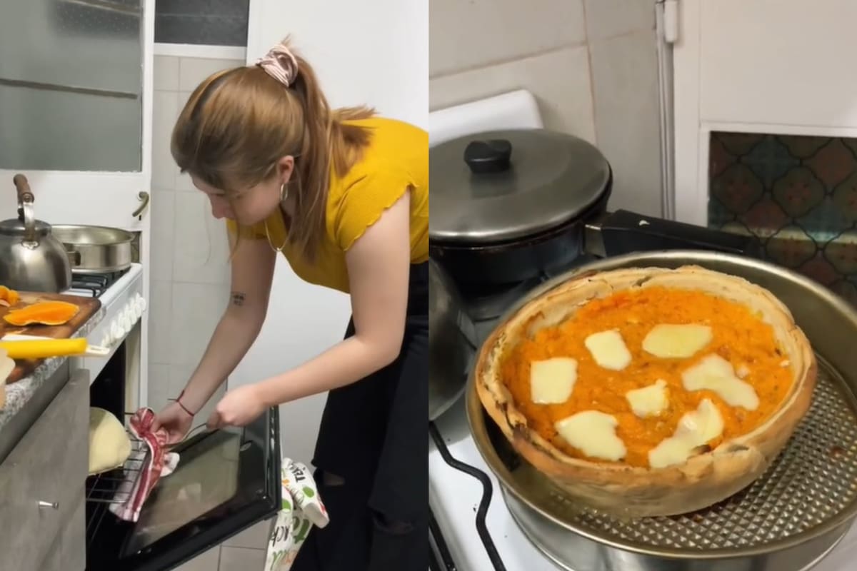Preparó una tarta de una manera atípica y revolucionó las redes