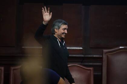 Máximo Kirchner, en una foto reciente en el Congreso
