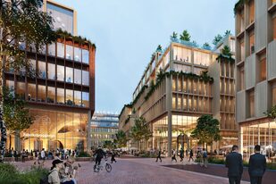 Presentaron un proyecto para construir la ciudad de madera más grande del mundo en Estocolmo.