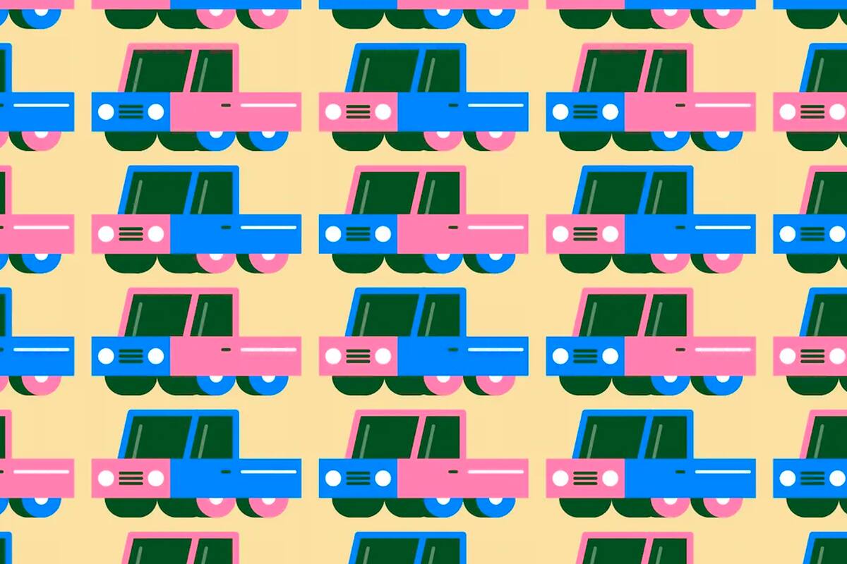 Prestá atención a la parte delantera de los vehículos para que los colores no te jueguen una mala pasada