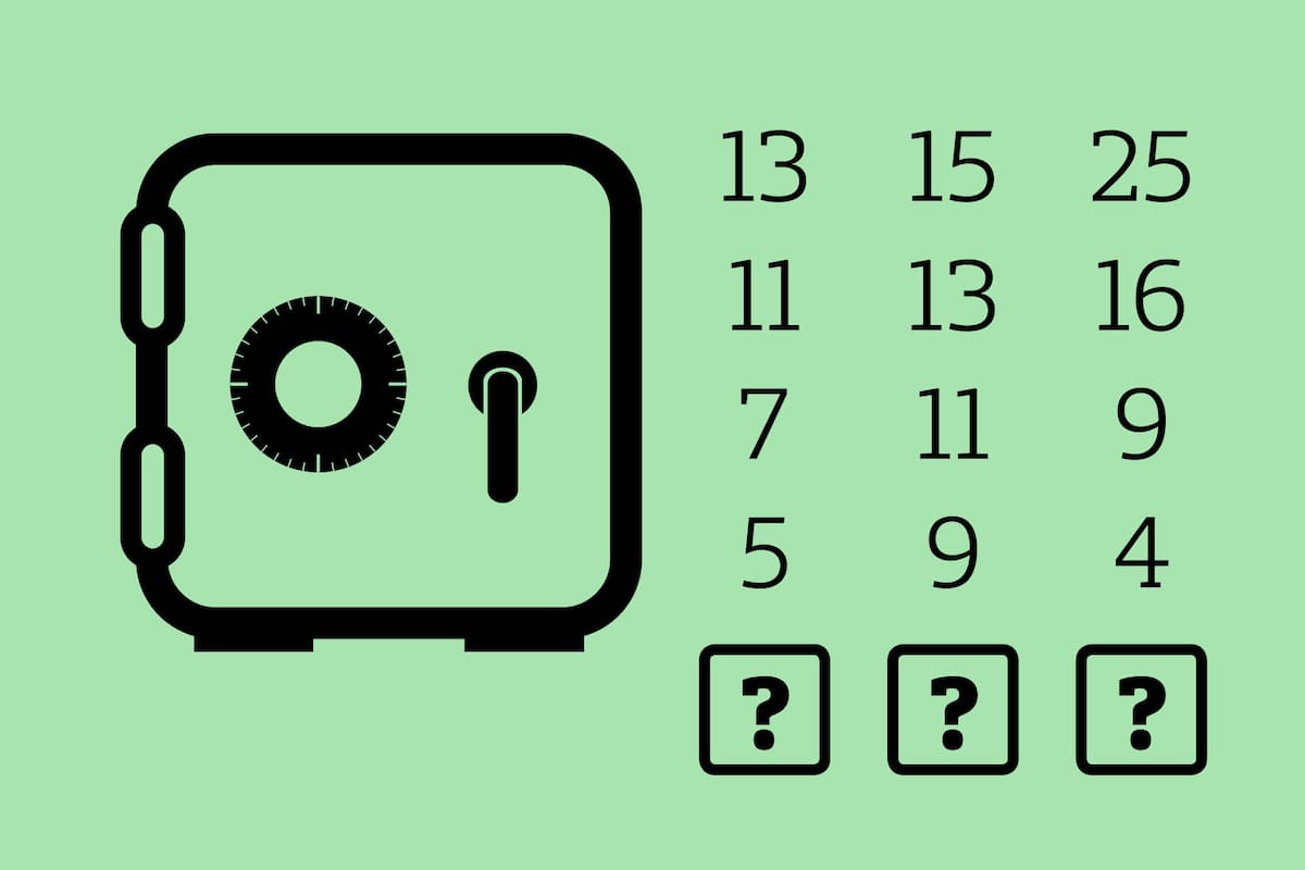 Prestá atención a lo que ocurre en cada una de las columnas y podrás descifrar el código