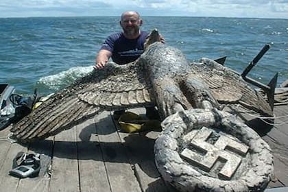 Pretenden exponer en Isla Gorriti de Punta del Este el símbolo nazi del Graf Spee