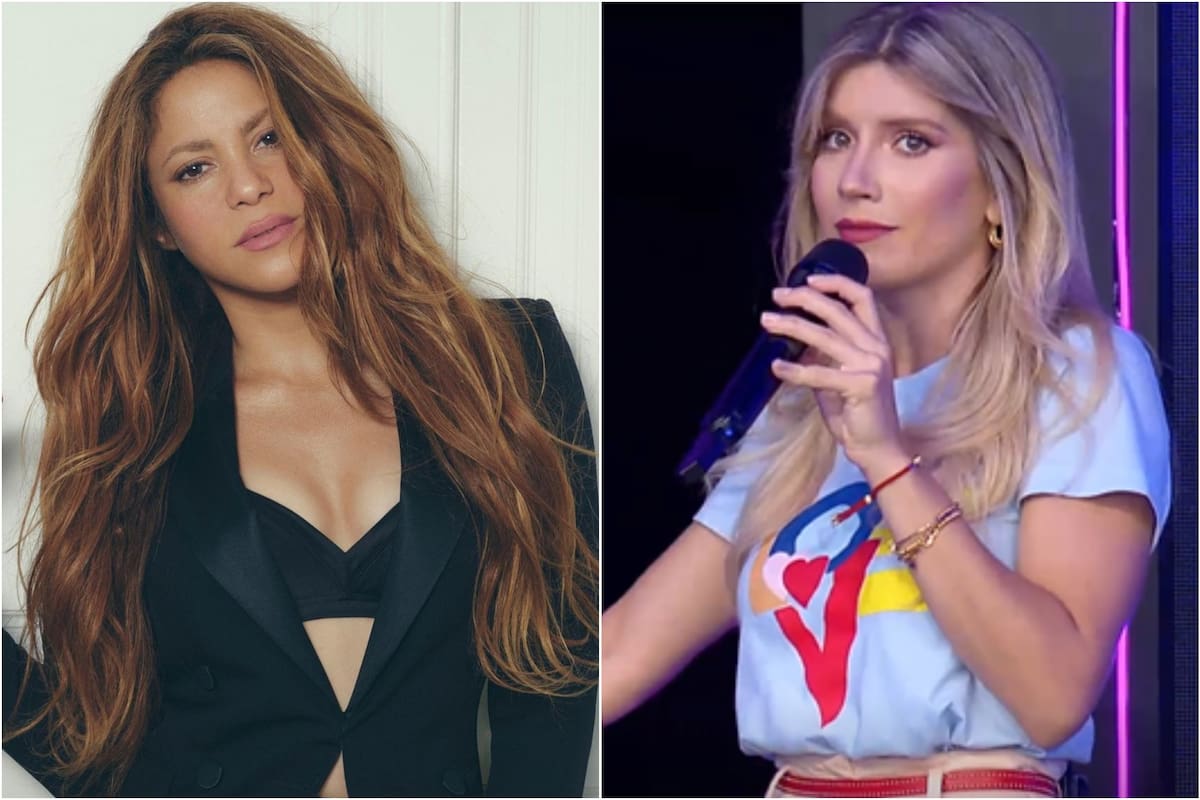 Pretendió ser Shakira, pero no todo salió como esperaba (Crédito: Instagram/@shakira/Captura de video eltrece)