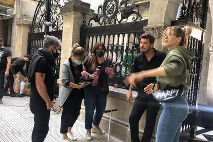 Previo a la grabación, se realizaron hisopados y se filmó respetando protocolos, como el uso de barbijos