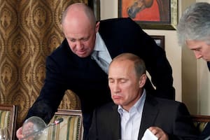Prigozhin, junto a Vladimir Putin