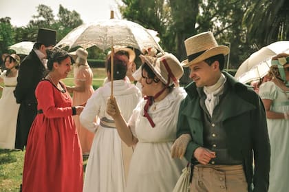 Primer festival dedicado a Jane Austen en la República de los Niños, en La Plata, en 2021