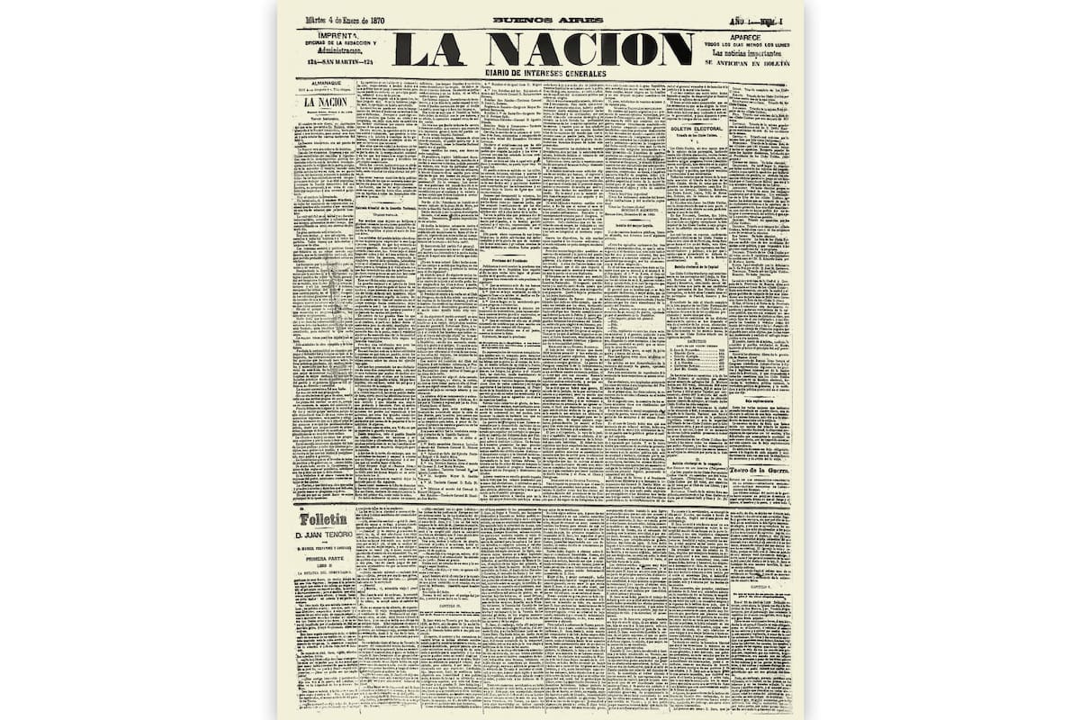 Primera tapa de LN 1870