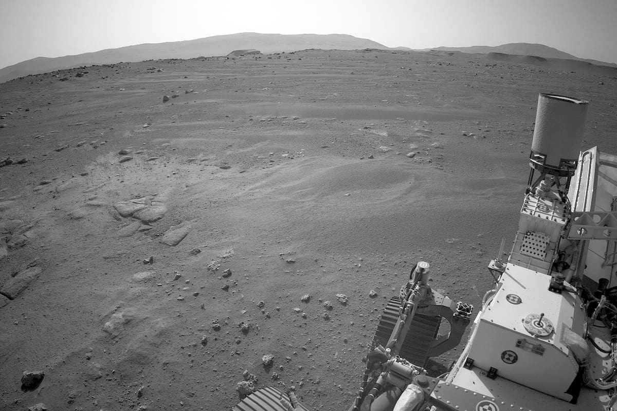 Primeras tomas desde el Mars Perseverance al llegar a Marte