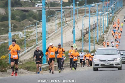 Primeros kilómetros de Maratón Glaciar Martial