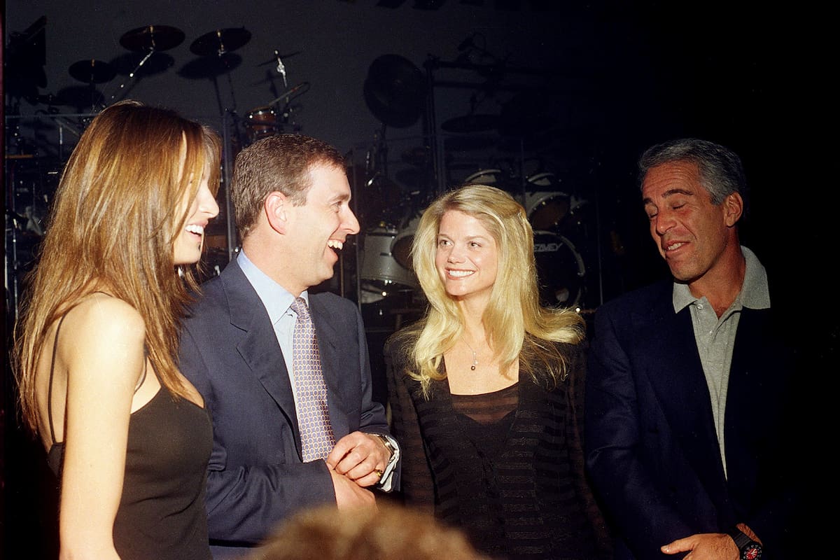Prince Andrew; expríncipe Andrés; Gwendolyn Beck; Jeffrey Epstein; Melania Trump; Caroline Stanley