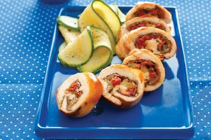 Probá este pollo relleno que es delicioso