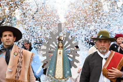Procesión gaucha en Villa Mercedes, San Luis