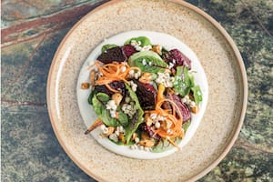 3 recetas veggie: rótolo de espinaca, cremoso de queso azul y ceviche plant-based