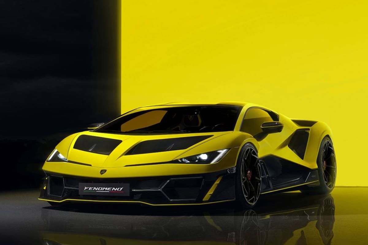 Producido en solo 29 unidades, el Fenomeno es el modelo V12 más potente que Lamborghini ha creado