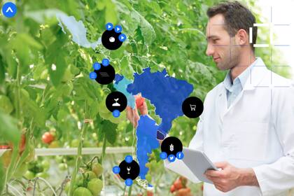 Productores conocen el recorrido de los alimentos o calculan el riesgo climático a través de la plataforma de datos
