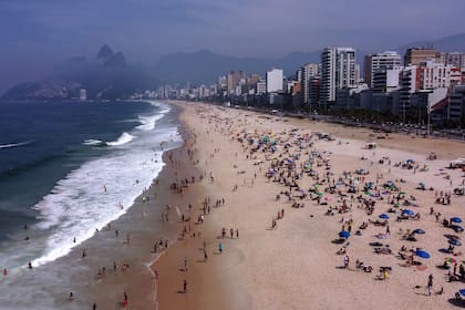 Ipanema, una de las playas emblemáticas de Río de Janeiro