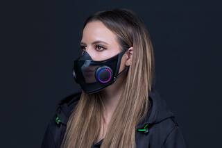 Project Hazel: el barbijo transparente con luces y parlantes de Razer