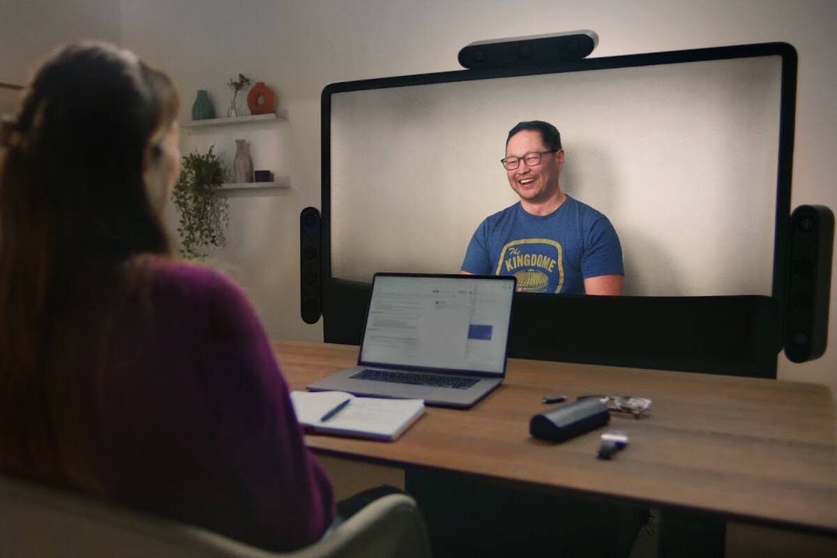 Project Starline es el sistema de videollamadas holográficas de Google; por ahora es un prototipo