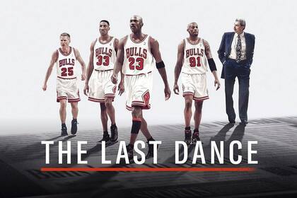 Promoción de la serie The last dance.