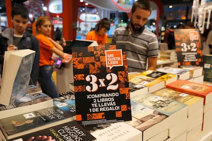 Promociones en la Feria del Libro.