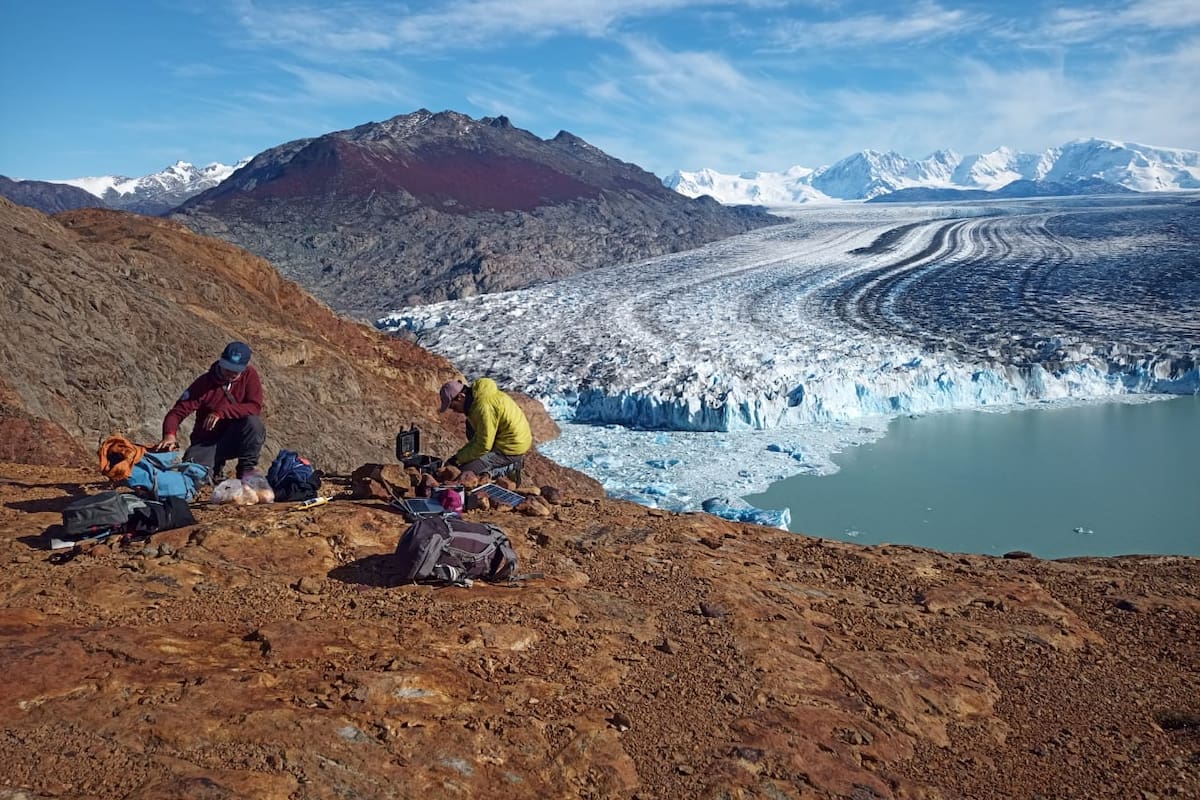Promontorio margen este del glaciar Viedma.