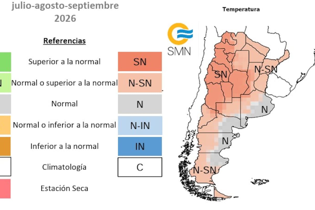Pronóstico de julio, agosto y septiembre del SMN