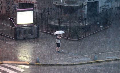 Comienza una semana con tres días seguidos de lloviznas, chaparrones y hasta algunas tormentas aisladas