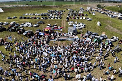 Protesta; campo; villa constitución; campo; fotos de campo; economía, comunidad de negocios
