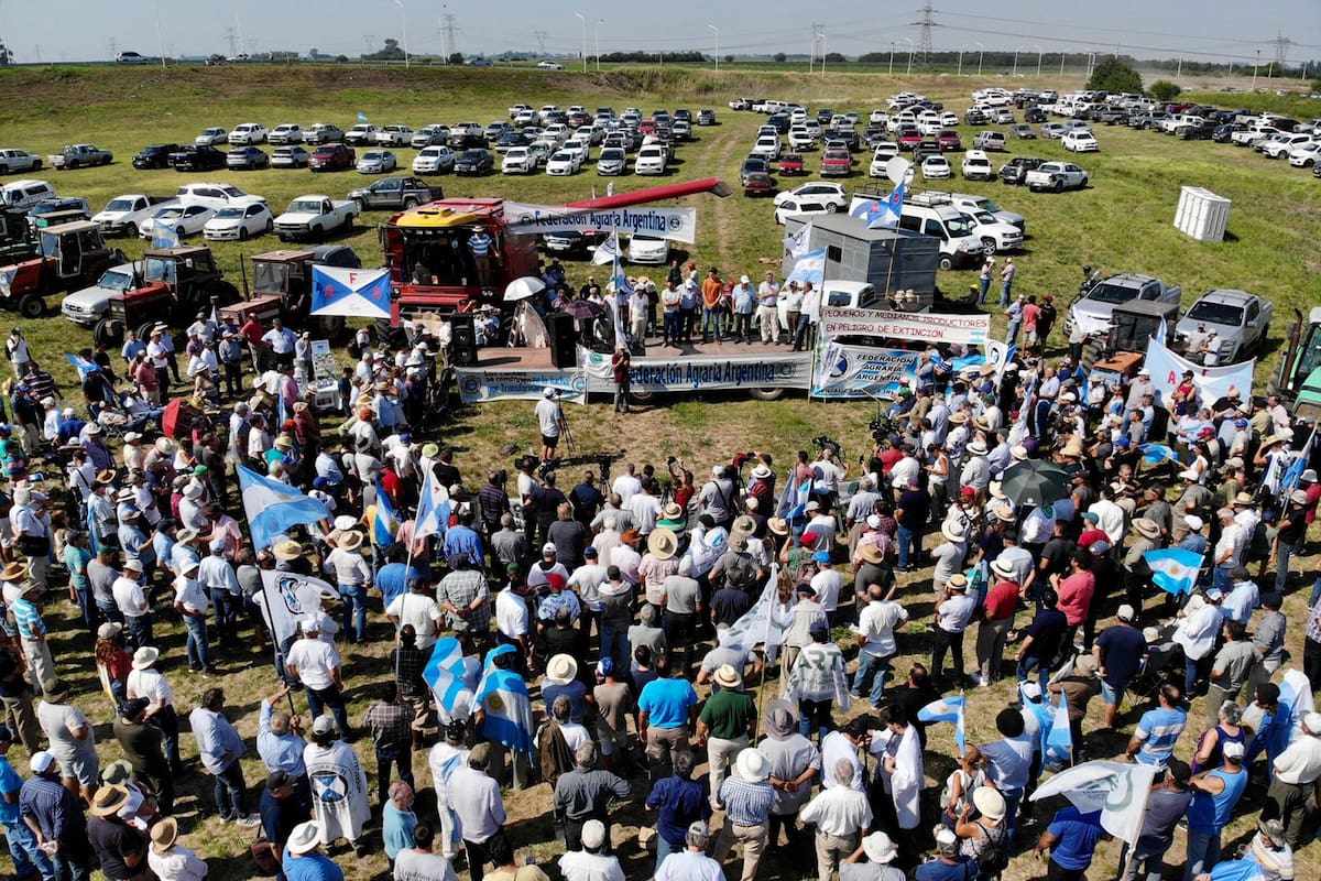 Protesta; campo; villa constitución; campo; fotos de campo; economía, comunidad de negocios