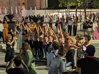 Protesta en Venecia