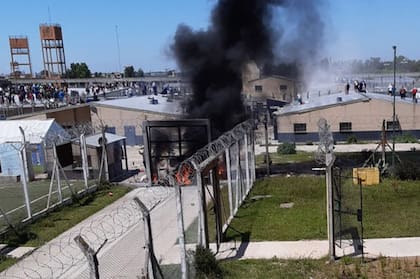 Una de las protestas en las cárceles bonaerenses