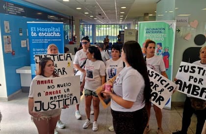 Protesta en el Hospital Nueva Maternidad de Córdoba