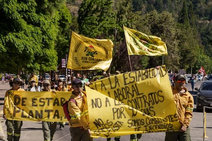 Protesta en Parques Nacionales